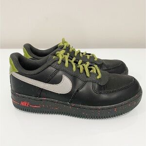 NIKE Youth Air Force 1 Low GS Black Asparagus Size Youth 1